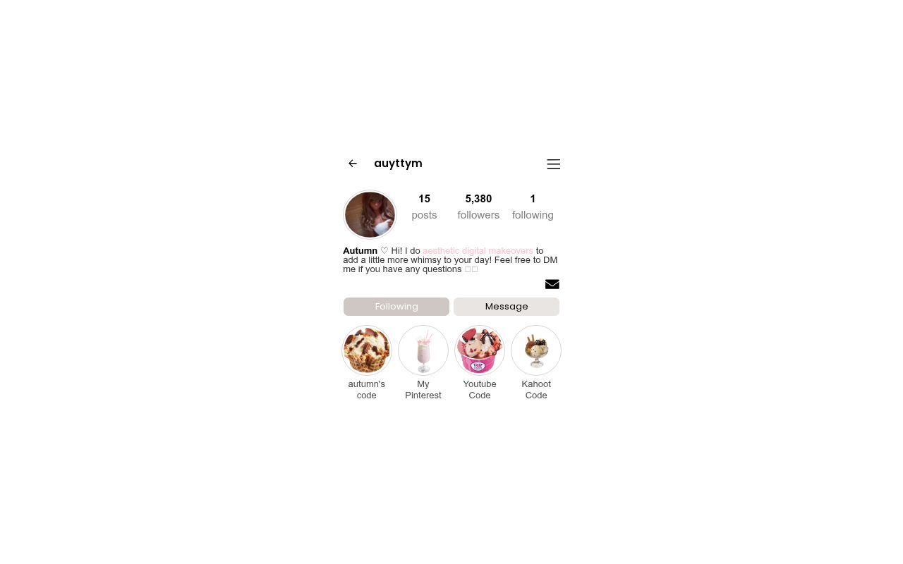 Autumn's Website